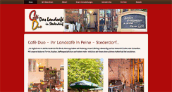 Desktop Screenshot of cafeduo.de